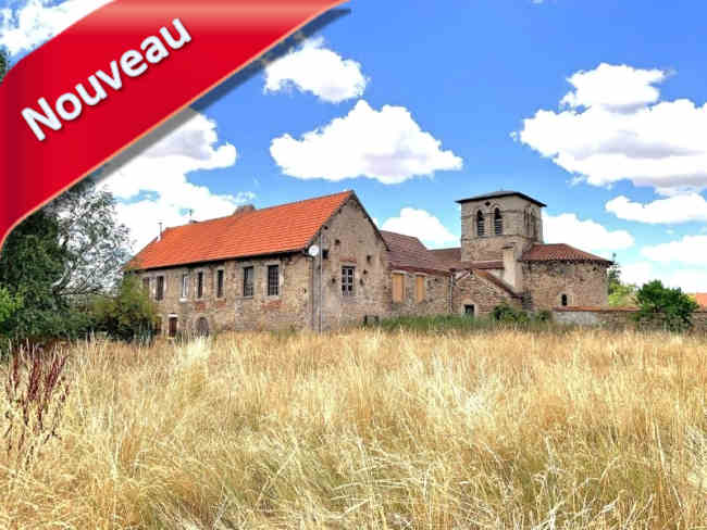 Ancien prieuré médiéval-Renaissance-XVIIIe 310 m² à vendre entre vallées de la Bouble et de la Sioule 03 Allier